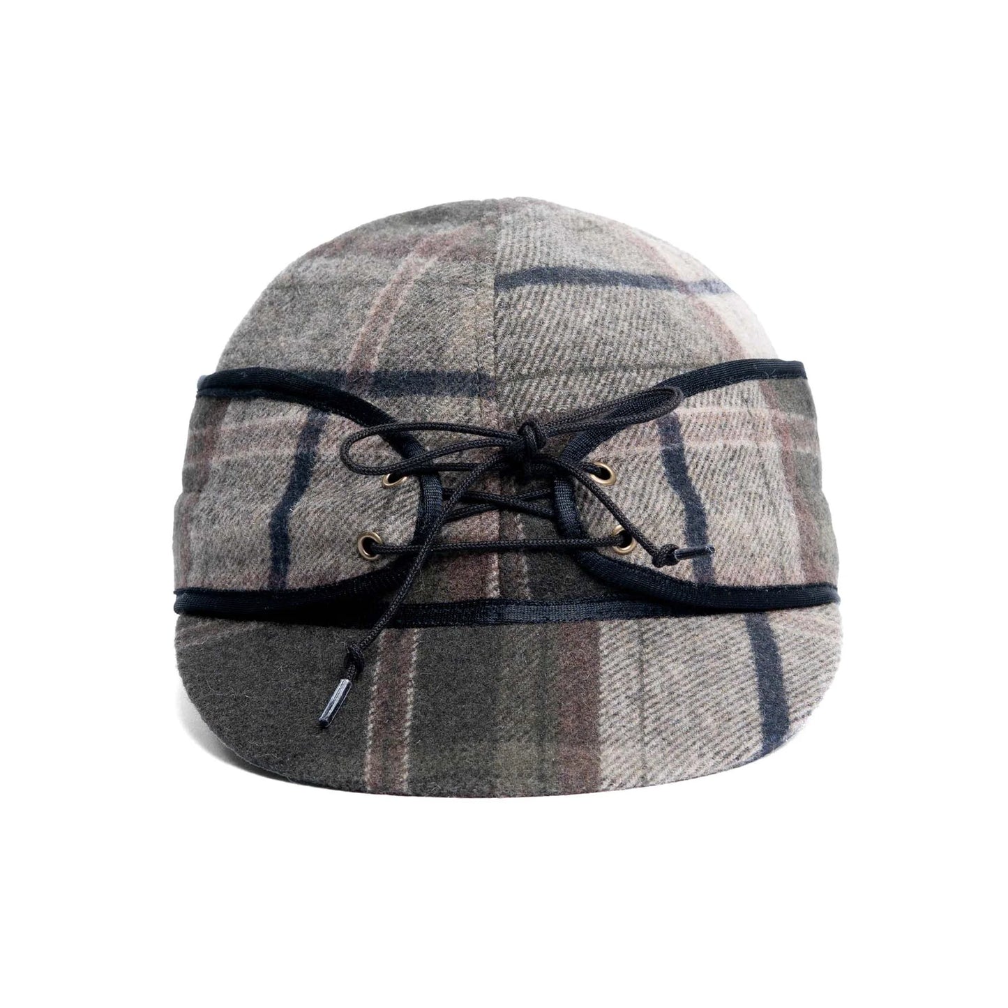 Woodland Plaid Wool Railroad Cap by Crown Cap®