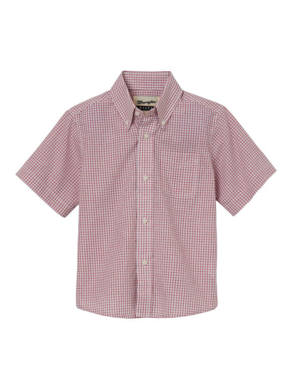 Riata™ Plaid Short Sleeve Toddler's Shirt by Wrangler®