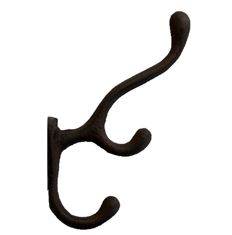 cast iron wall hook by Koppers on a white background