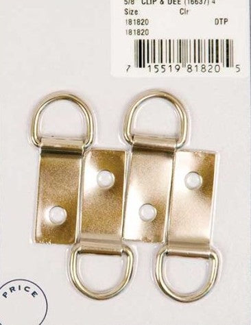 5/8" Clip & Dee Ring