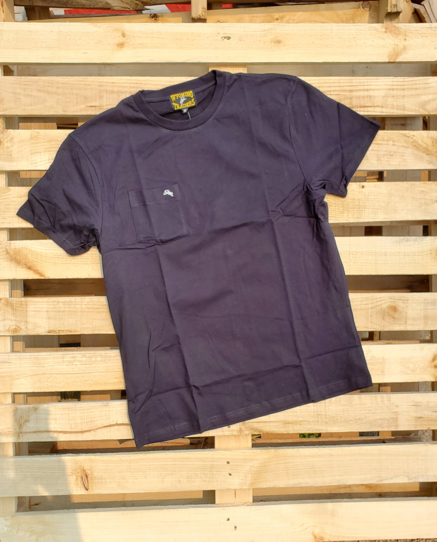 Solid Pocket Men's T-Shirt by Wyoming Traders®