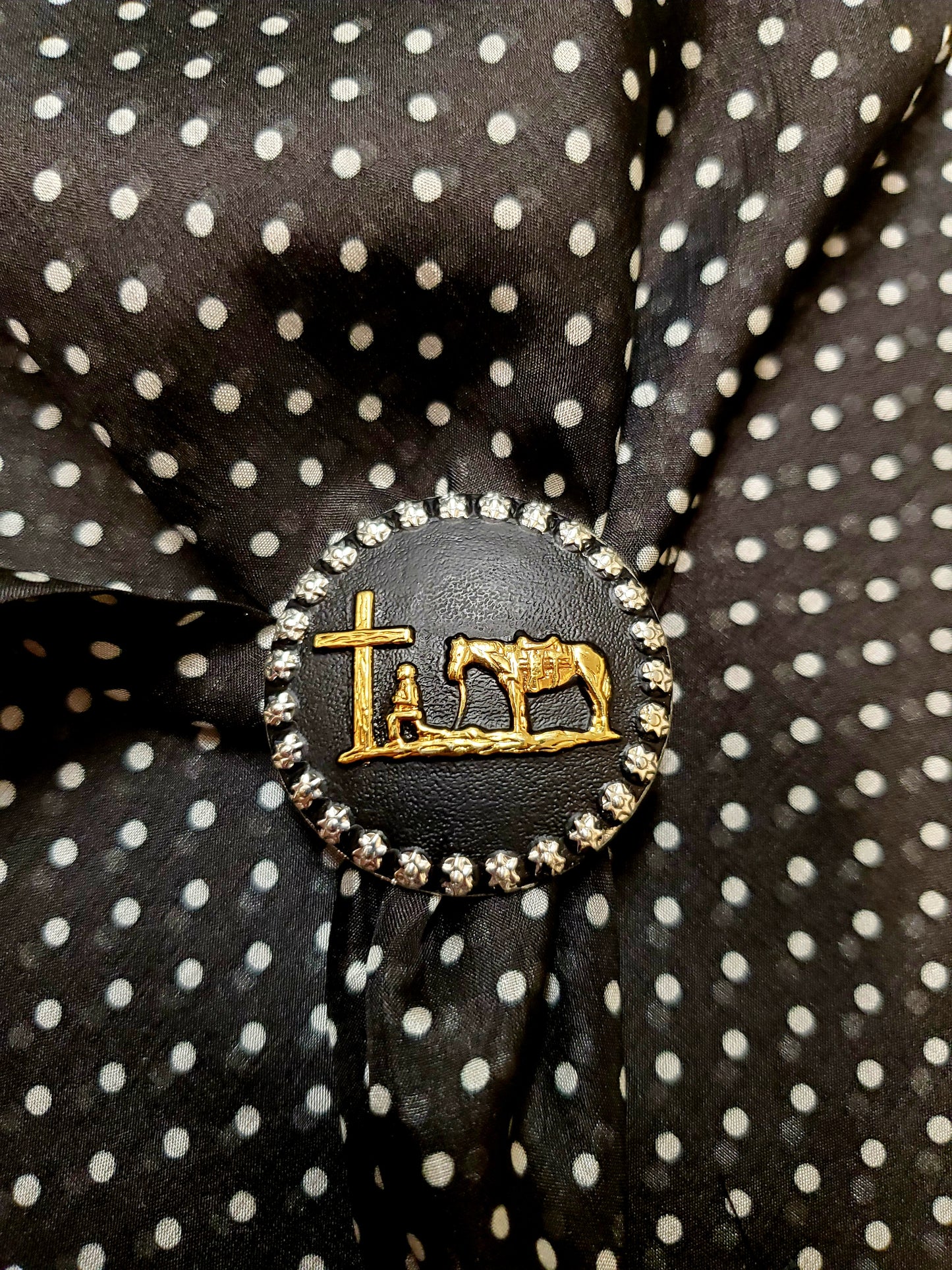 Praying Cowboy Scarf Slide by Austin Accents®