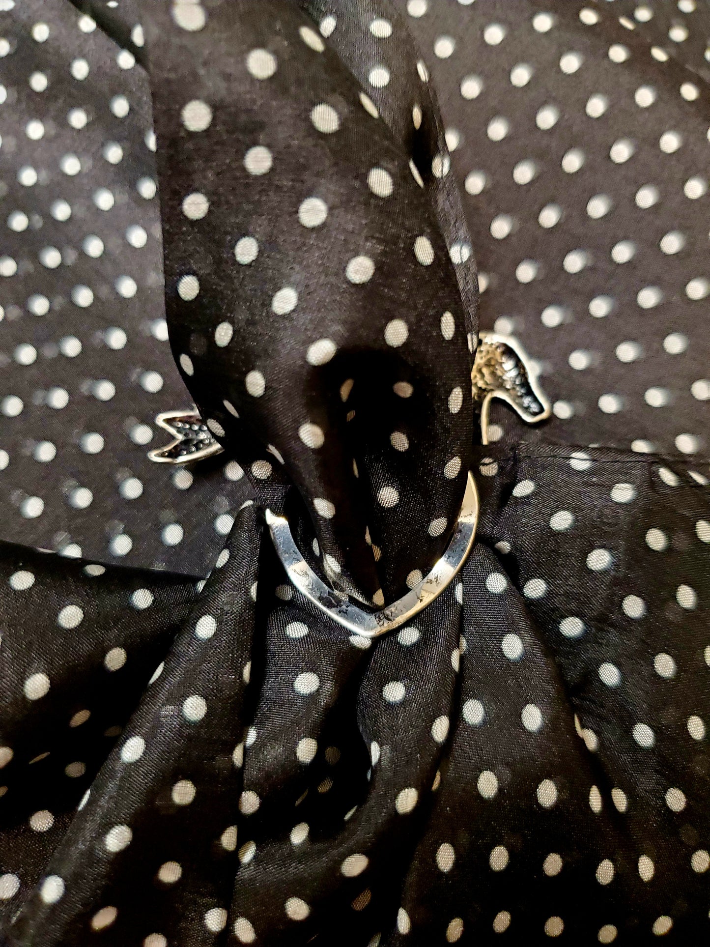 Silver Running Horse Scarf Slide by Austin Accents®