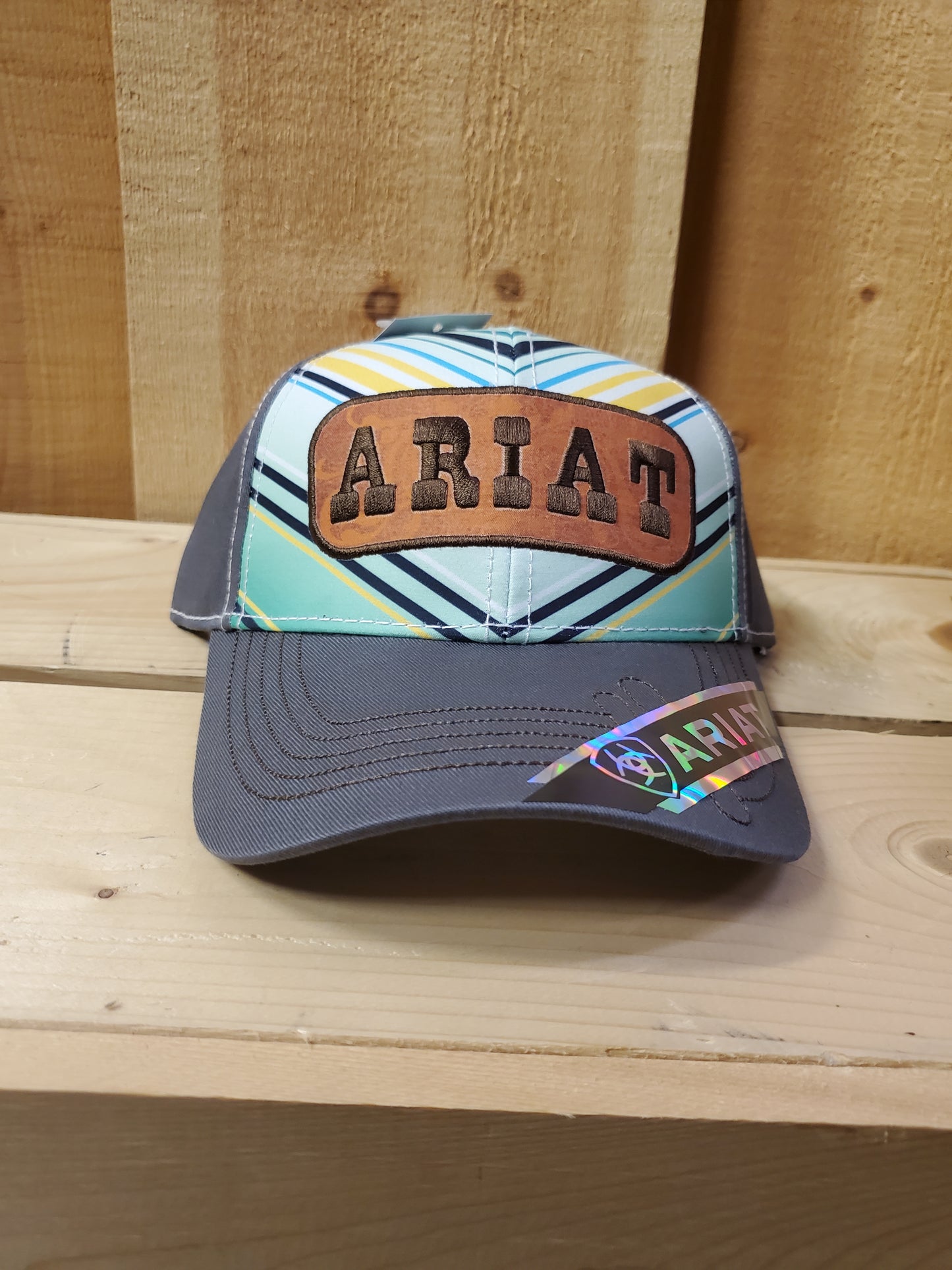 Grey & Chevron Ladies Cap by Ariat®