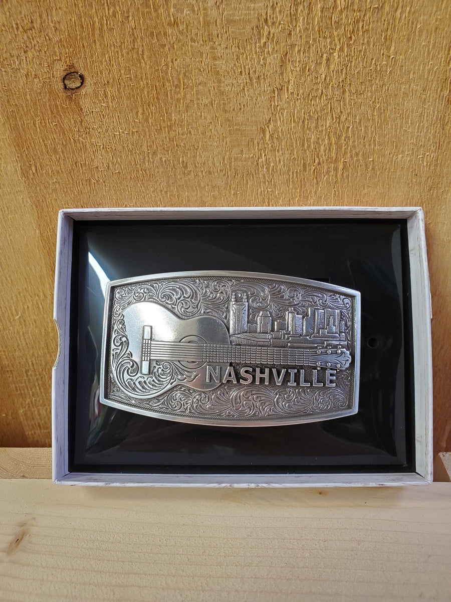 'Nashville' Belt Buckle by Blazin Roxx® Stone Creek Western Shop