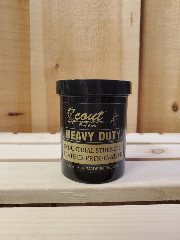 Scout Boot Care® Heavy Duty Industrial Strength Leather Preservative