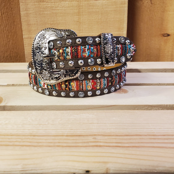 Colorful 'Glitter' Girl's Belt by Angel Ranch®