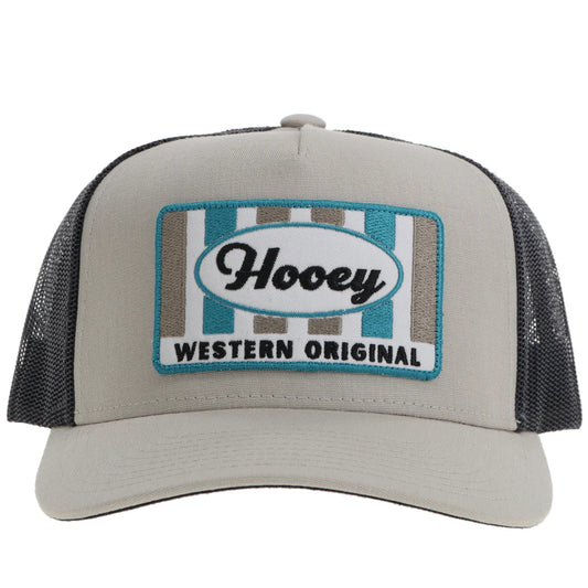 Trucker hat with 'Hooey' logo on a white background