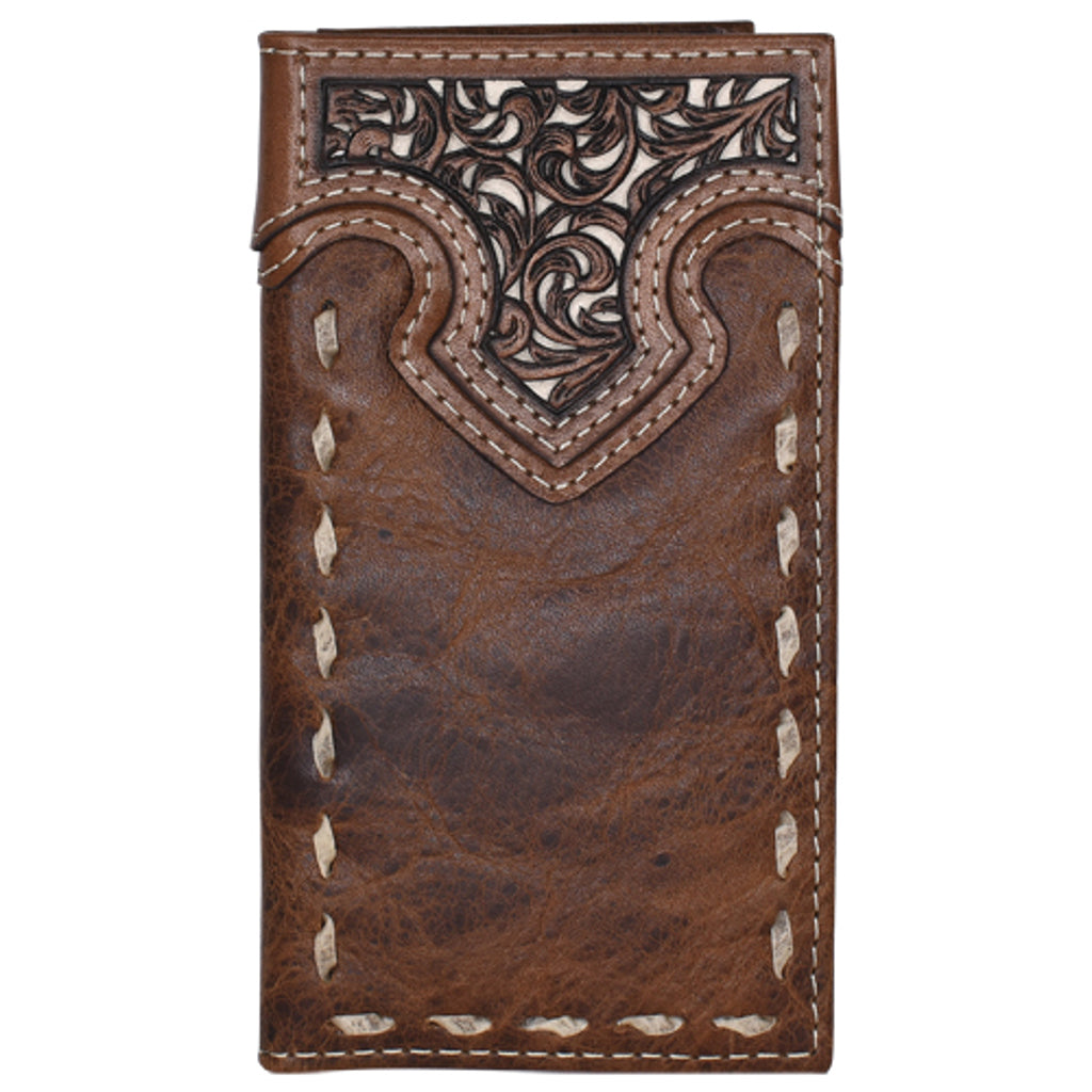 Filigree & Rawhide Stitch Junior Rodeo Wallet by Justin®