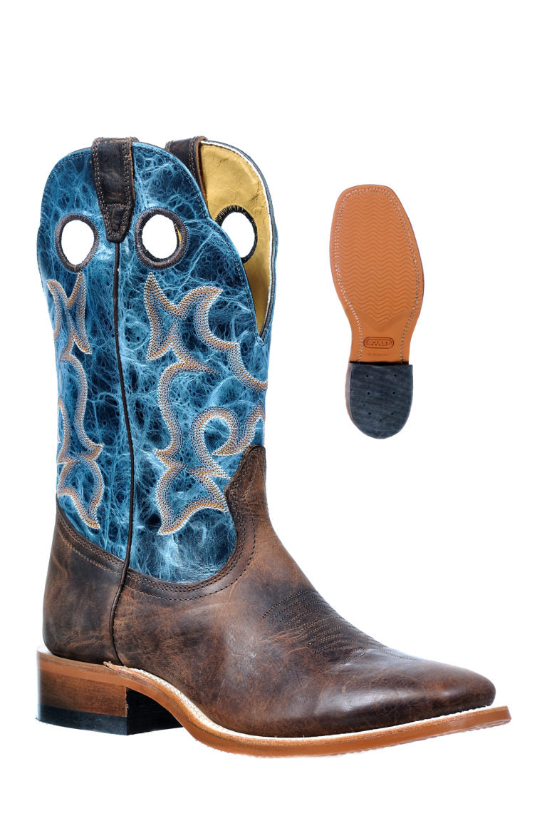 Lonestar Cognac Wide Square Toe Men's Boot by Boulet®