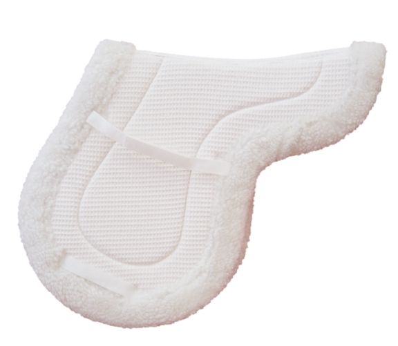 Waffle Weave Contoured English Saddle Pad