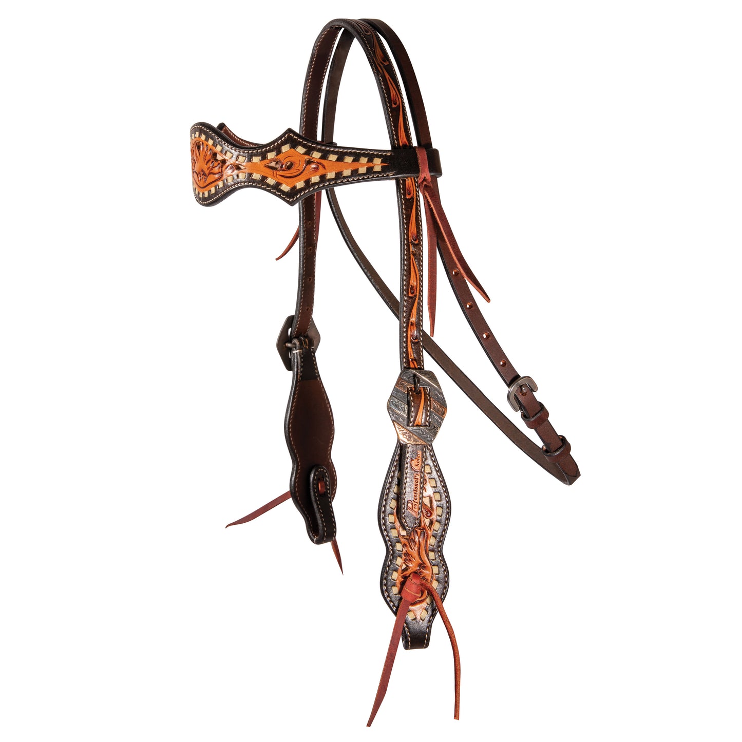 'Buckstitch Filigree' Browband Headstall by Professional's Choice®