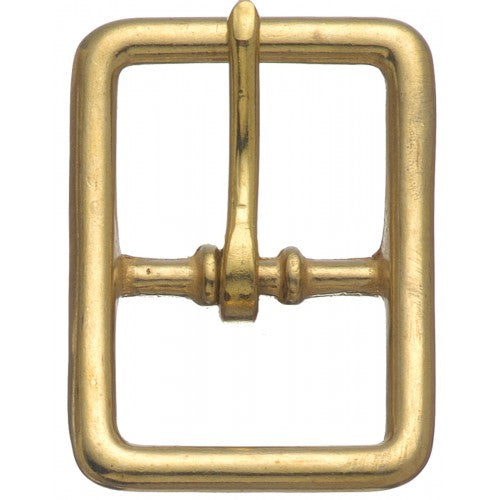 1/2" Bronze Double Bar Buckle