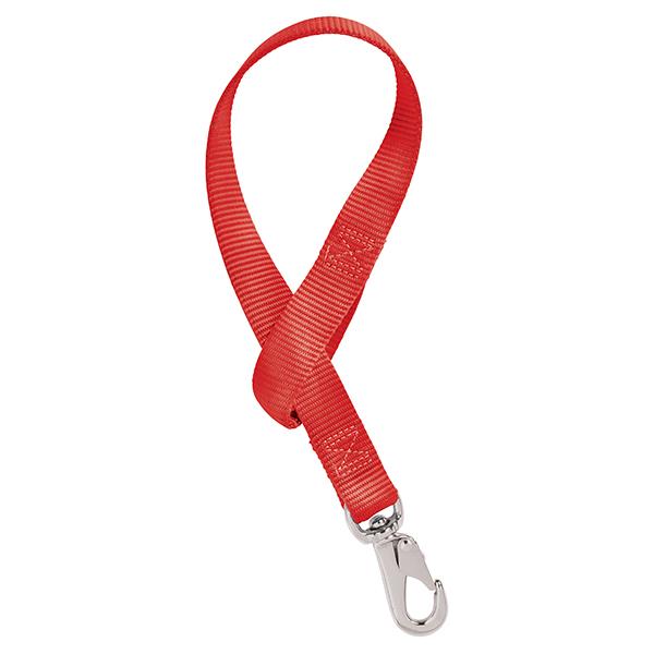 red bucket strap on a white background