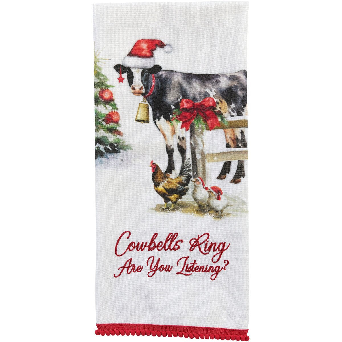 'Cowbells Ring' Dishtowel by Park Designs®