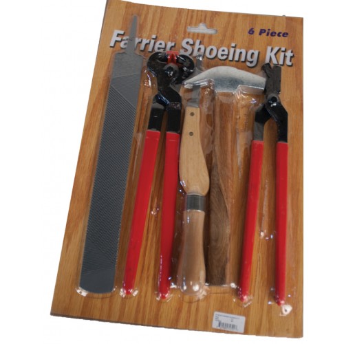 6 Piece Farrier Shoeing Kit
