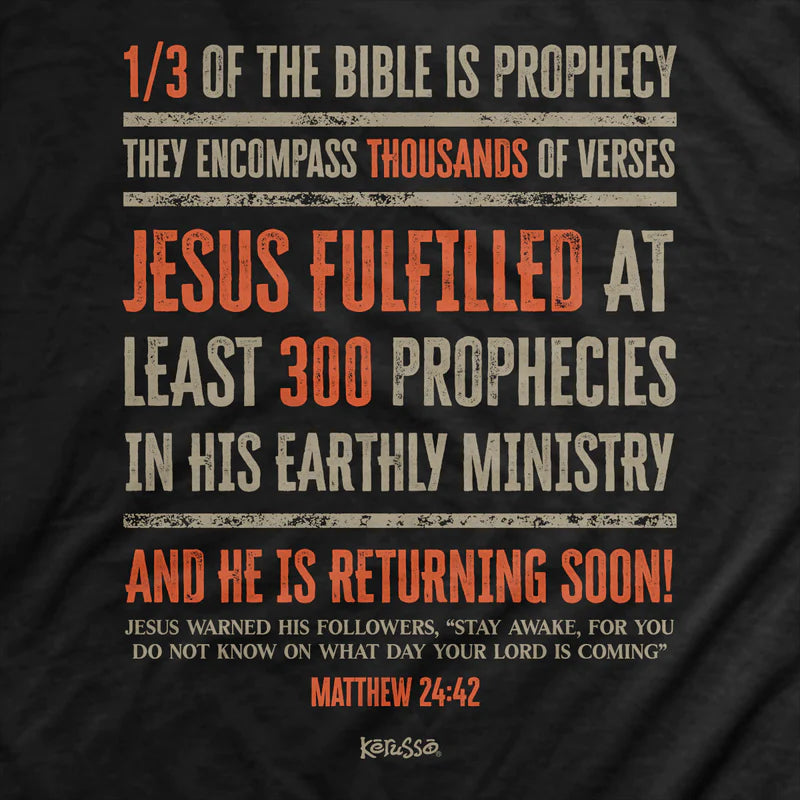 'Prophecy is Proof' Men's T-Shirt by Kerusso®