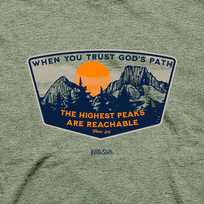 'Trust God's Path' Men's T-Shirt by Kerusso®