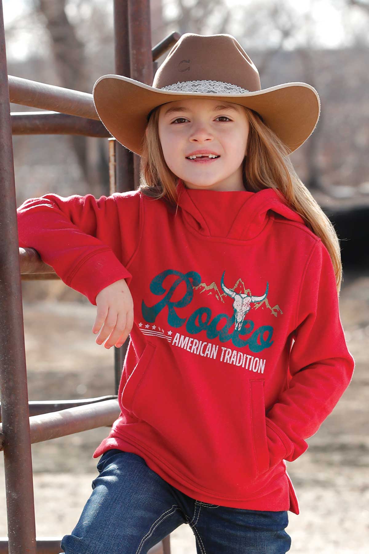 Coral 'Rodeo' Girl's Sweater by Cruel Girl®