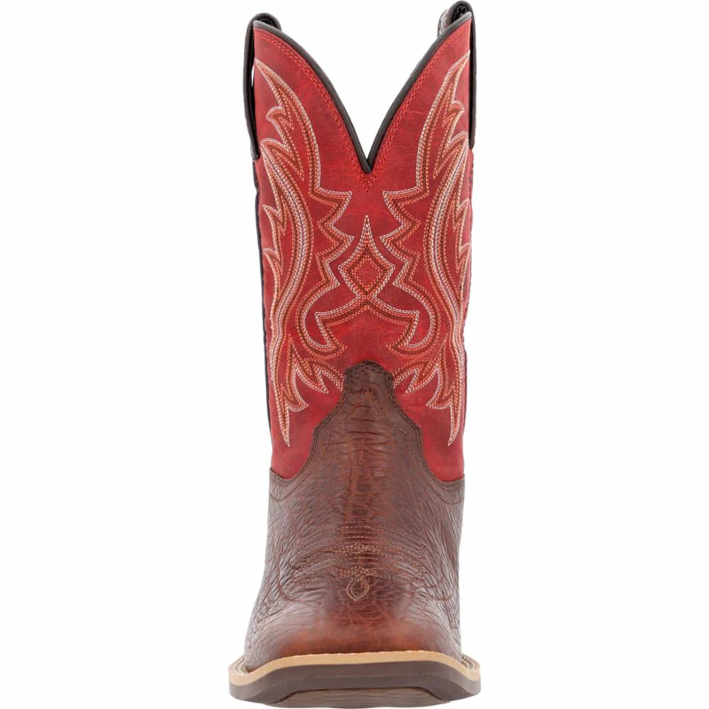 Shyloh™ Red & Brown Square Toe Men's Boot by Durango®