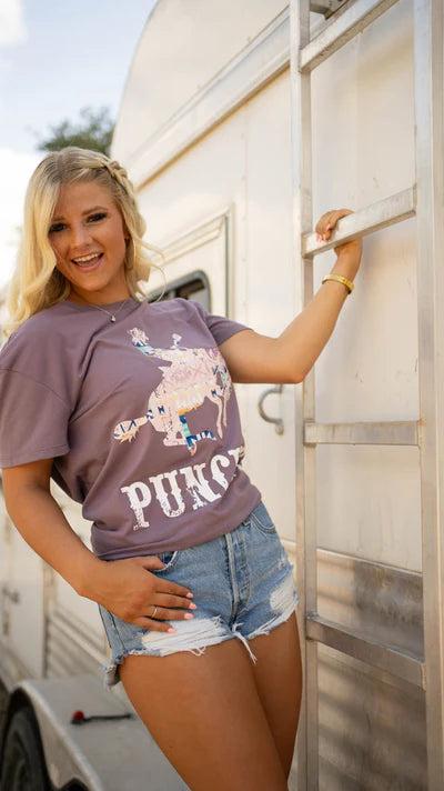 Purple 'Bronc' Women's T-Shirt by Hooey®