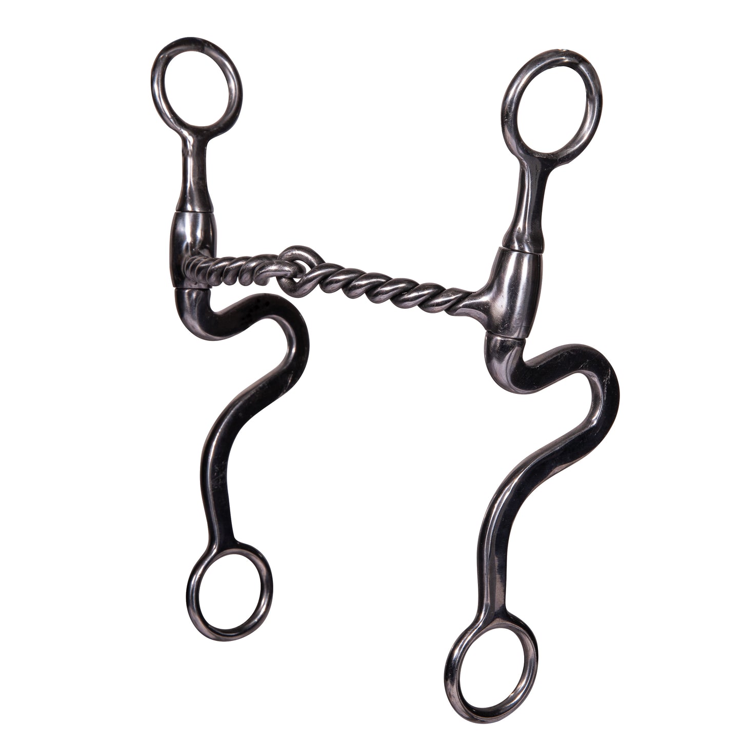 Professional's Choice Metal horse bridle bit on a white background