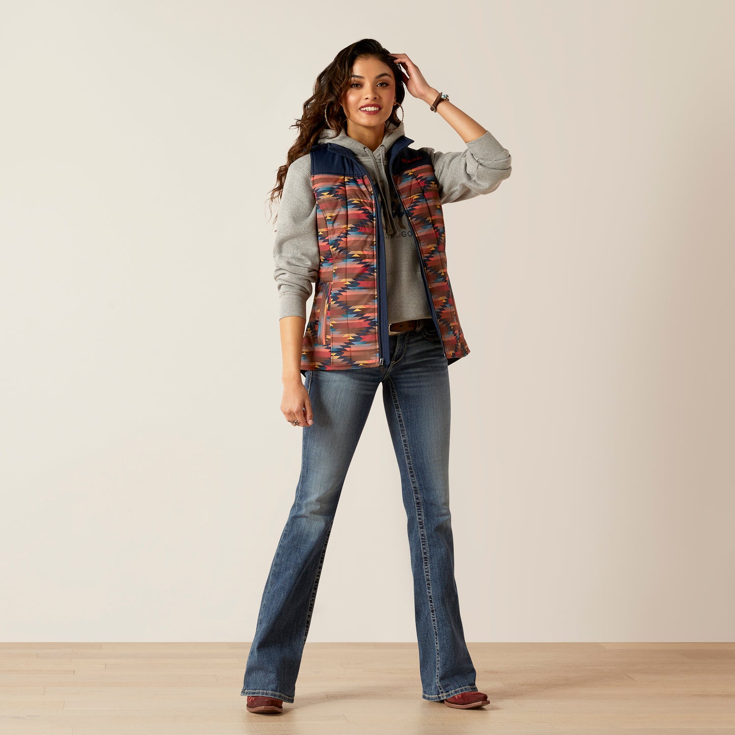 REAL™ Mirage Print Crius Insulated Women's Vest by Ariat®