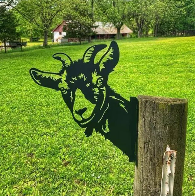 Animal Cutout Metal Signs