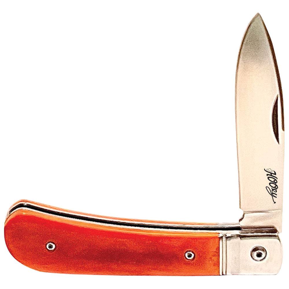 Orange Bone Zulu Slip Joint Pocket Knife by Hooey®