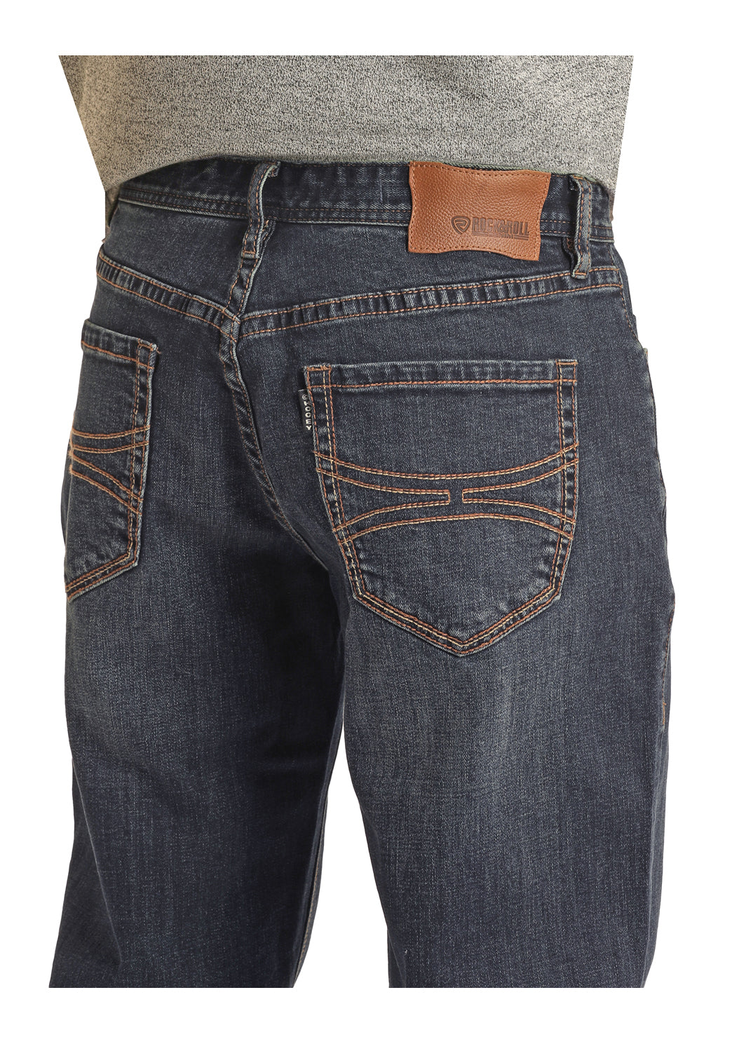 Hooey® Rinse Wash Double Barrel Stackable Boot Leg Men's Jean by Rock & Roll Denim®