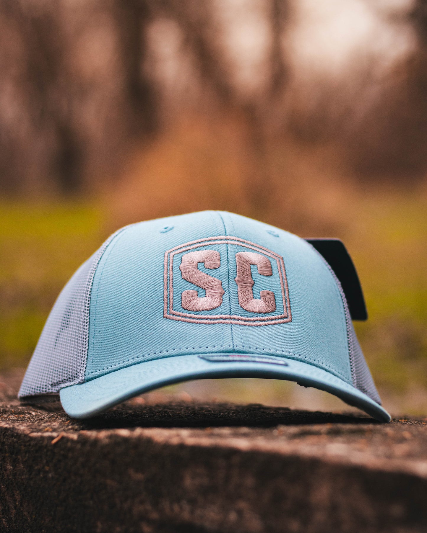 Smoke & Aluminum Low-Mid Stone Creek Brand Cap