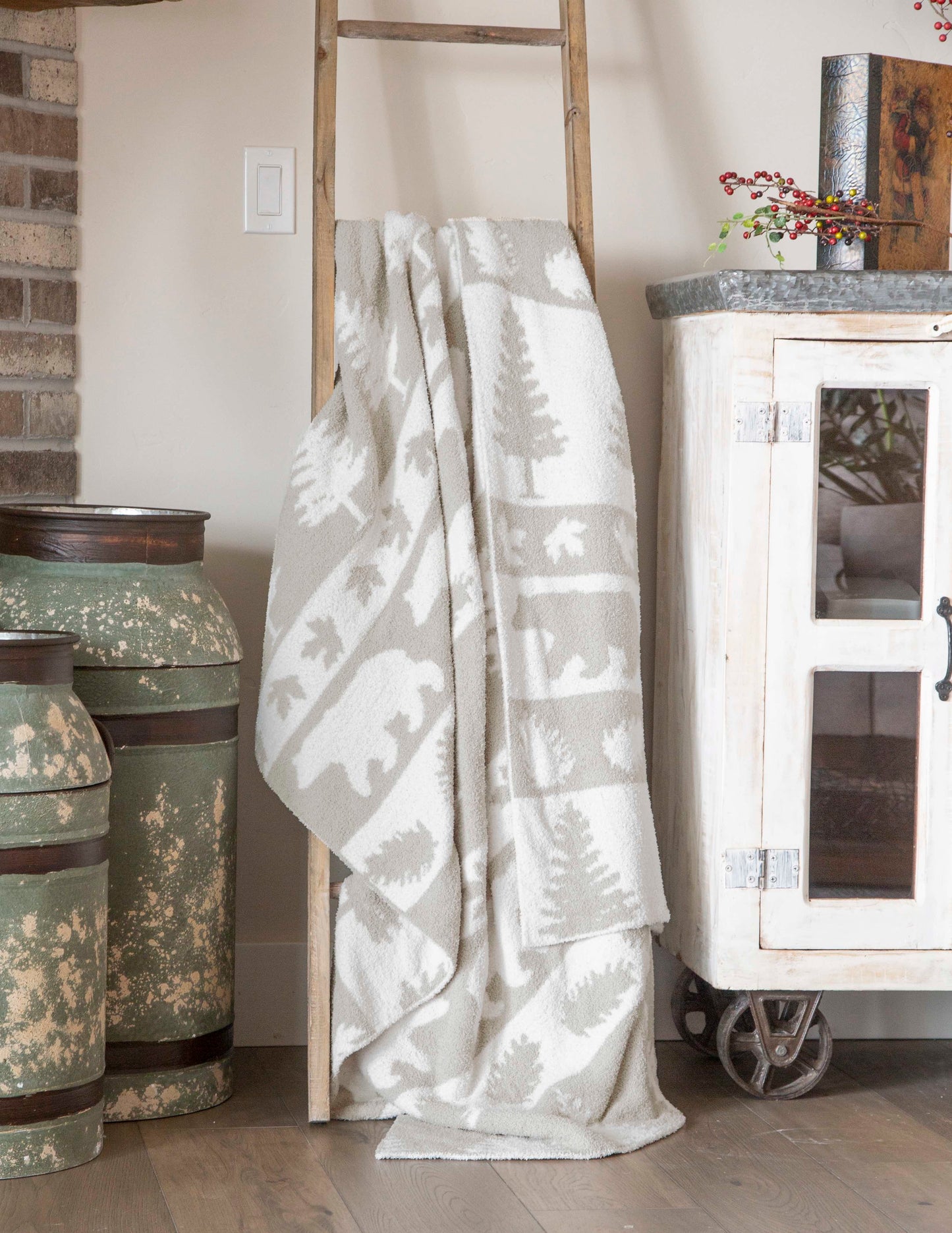 'Forest Parade' Stretchy Throw by Carsten's Inc.®