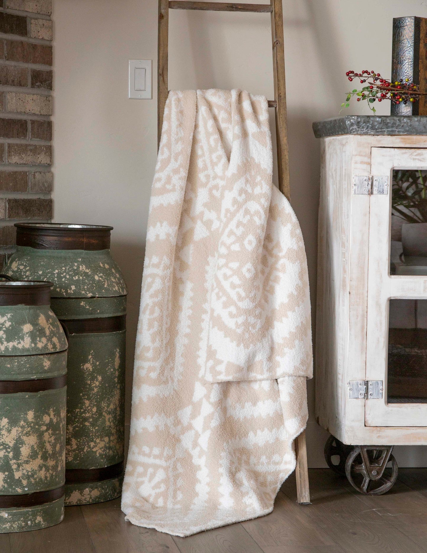 'Moroccan Tan' Stretchy Throw by Carsten's Inc.®