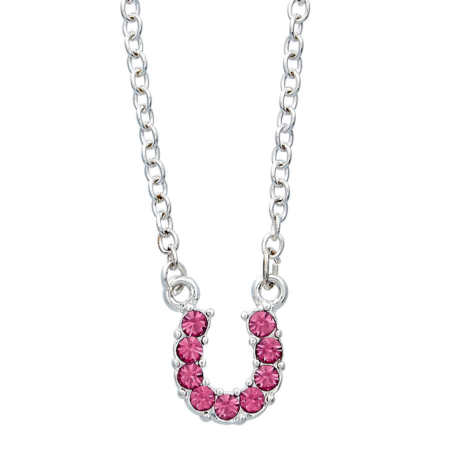 Horse Head Gift Box Horse Shoe Necklace by AWST