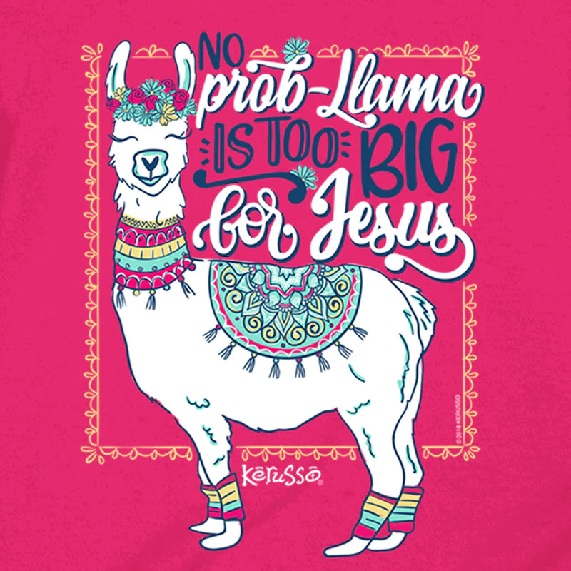 'No Prob-Llama' Toddler T-Shirt by Kerusso®