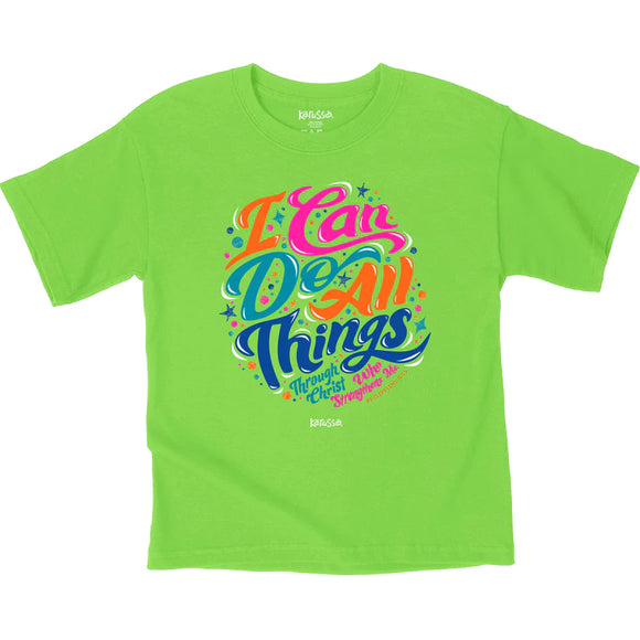 'I Can Do All Things' Toddler & Youth T-Shirt by Kerusso®