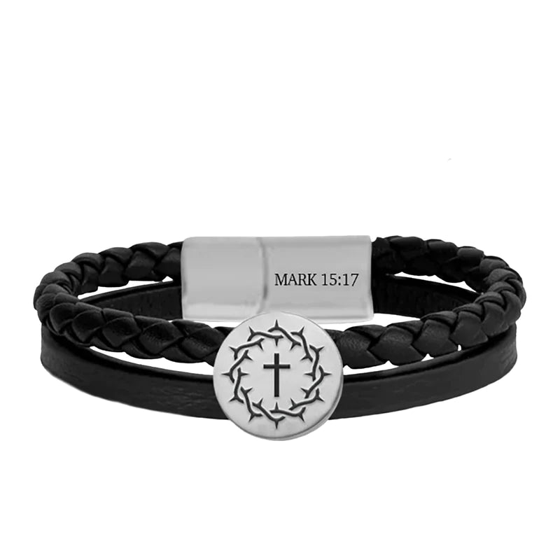 Cross & Crown Men's Bracelet by Kerusso®