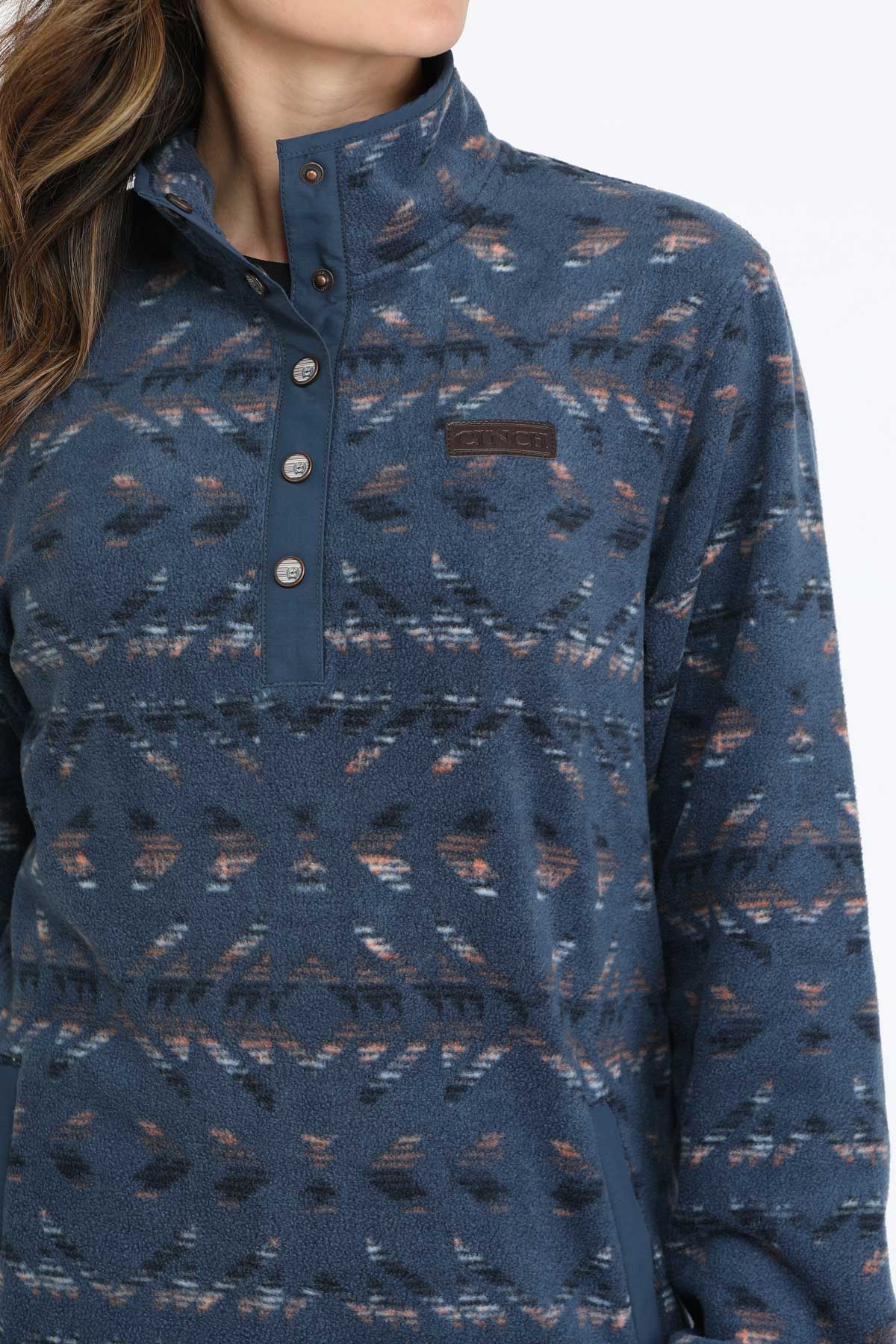 Navy Polar Fleece Women's Sweater by Cinch®