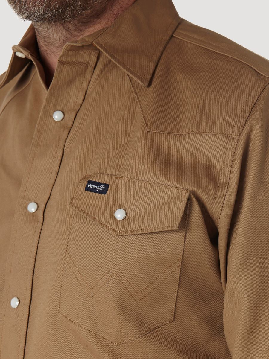 Cowboy Cut™ Rawhide Authentic Western Work Men's Shirt by Wrangler®