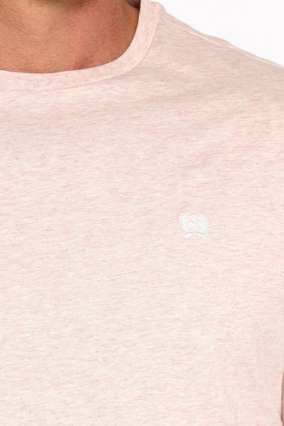 Solid Heather Pink Men's T-Shirt by Cinch®