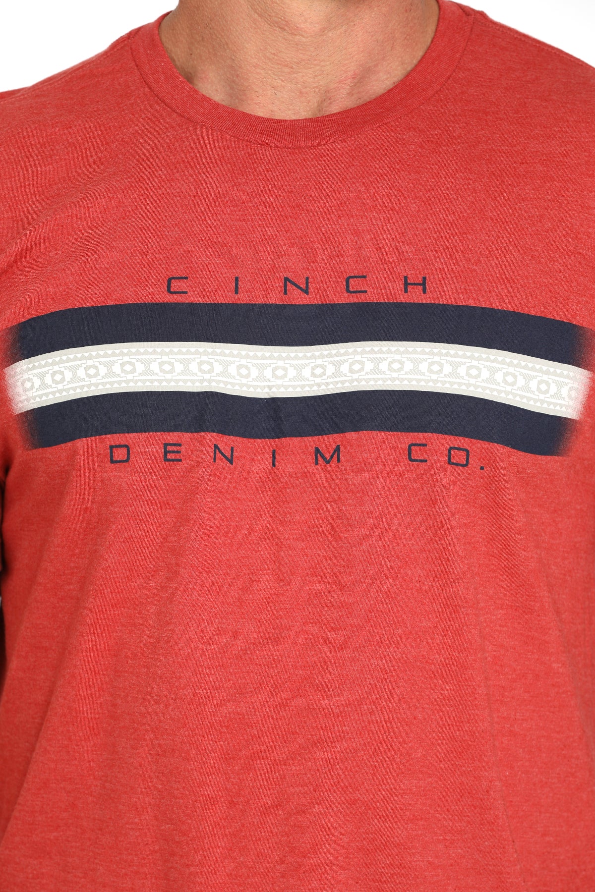 Red 'Denim Co.' Men's T-Shirt by Cinch®