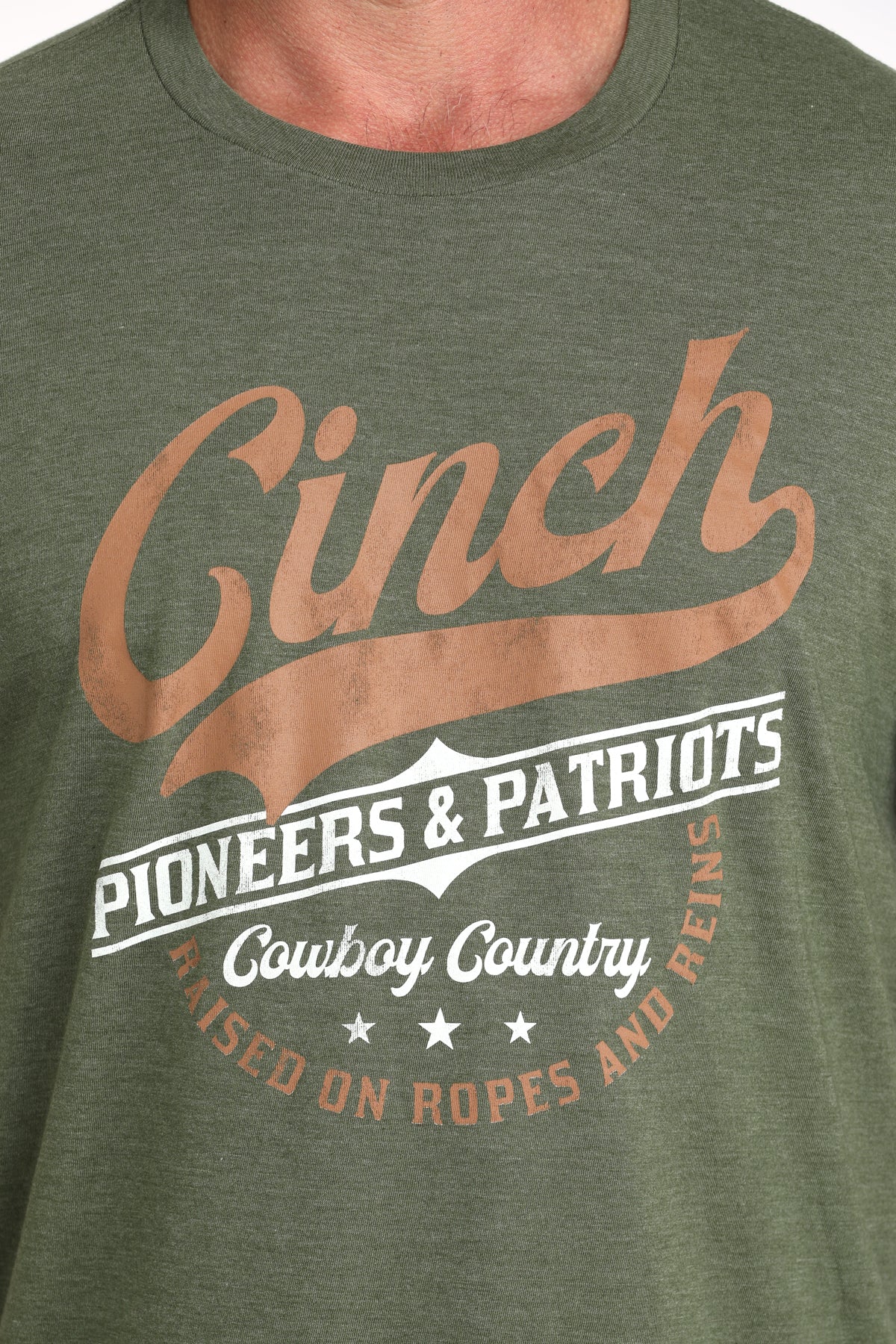 Olive 'Cowboy Country' Men's T-Shirt by Cinch®