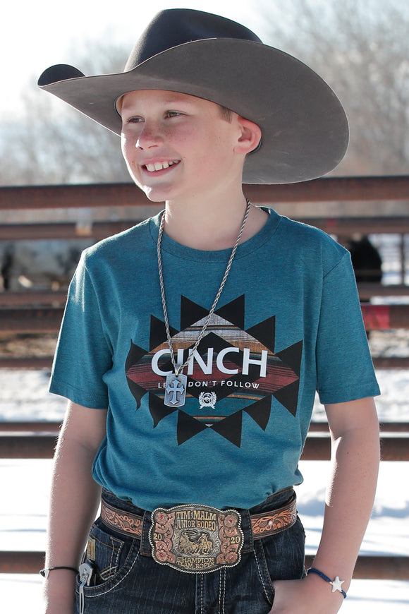 Southwest Teal Boy's T-Shirt by Cinch®