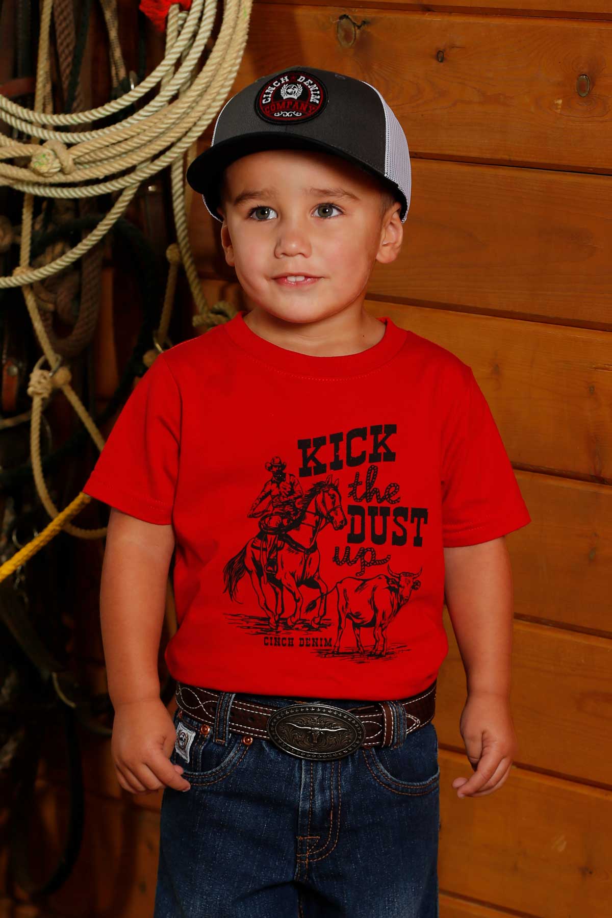 'Kick The Dust Up' Toddler Boy's T-Shirt by Cinch®