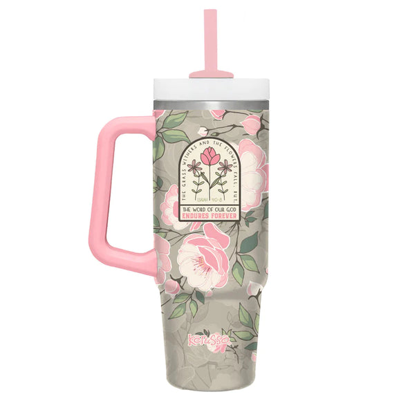 'Endures Forever' 30 oz Travel Mug With Straw by Kerusso®
