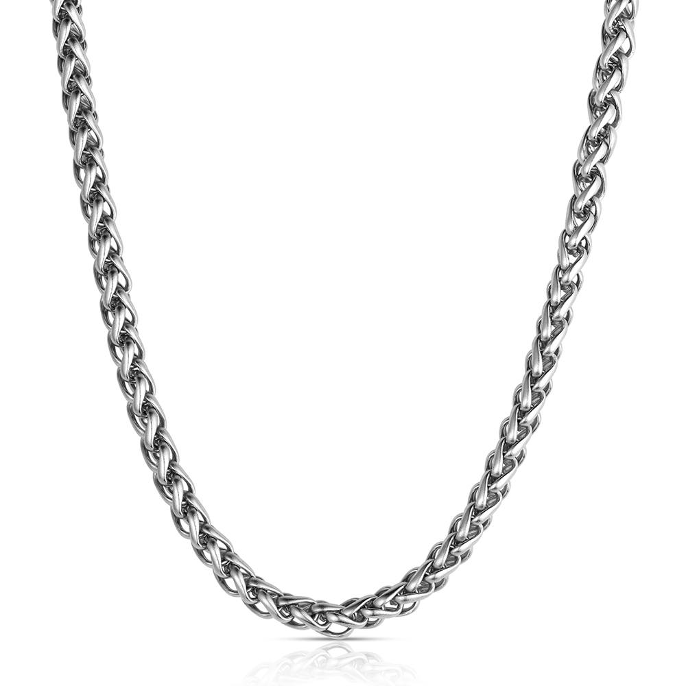 Montana SIlversmiths Silver chain necklace on a white background