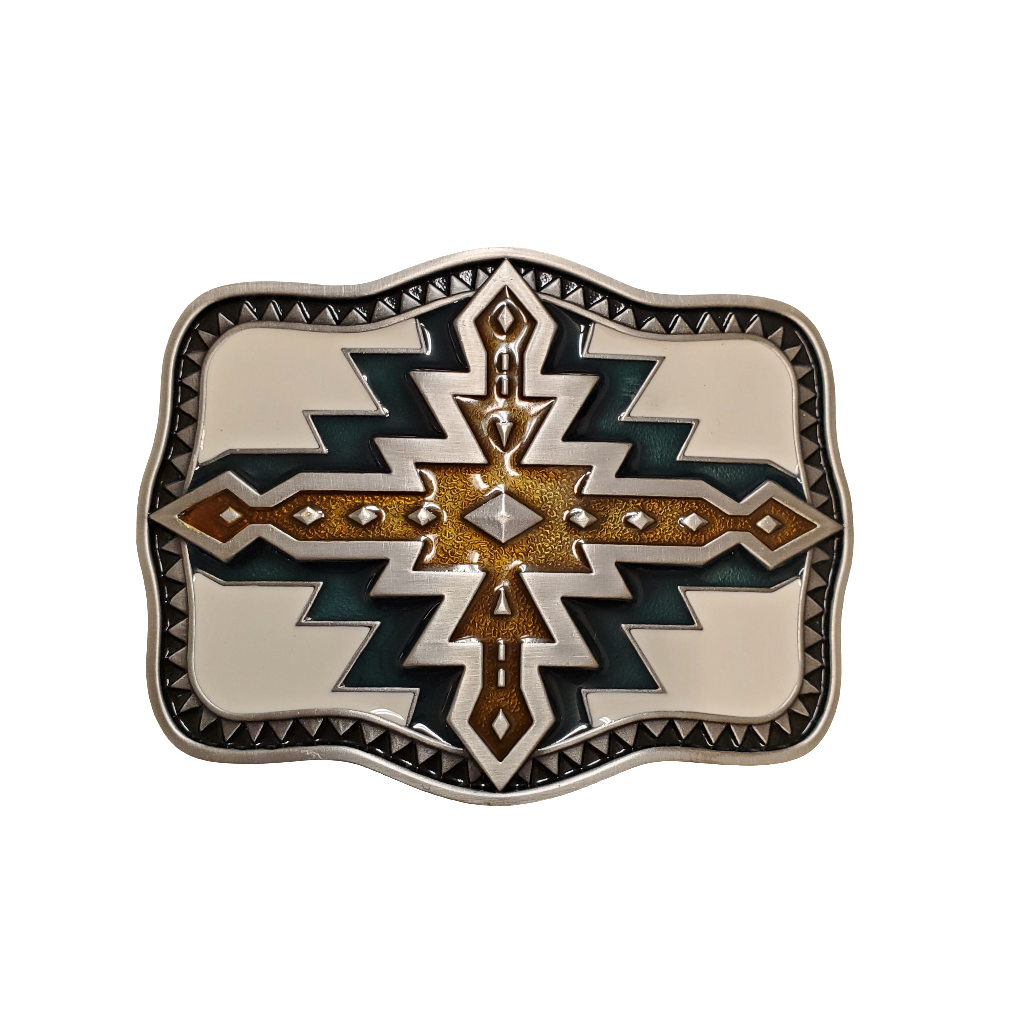 Southwest Epoxy Fill Belt Buckle by Nocona®