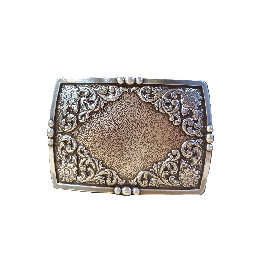 Smooth Edge Floral Belt Buckle by Ariat®