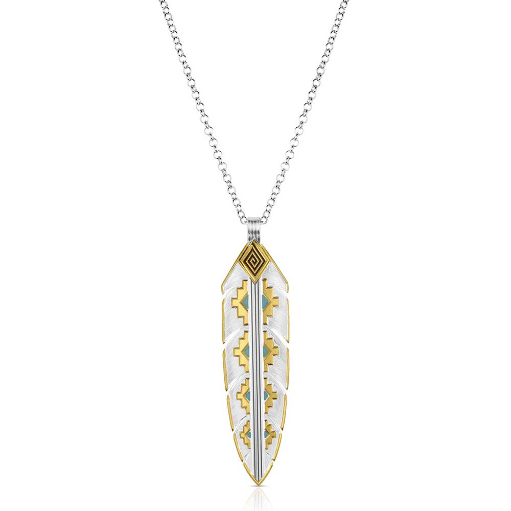 Montana Silversmiths Necklace with a decorative pendant on a white background