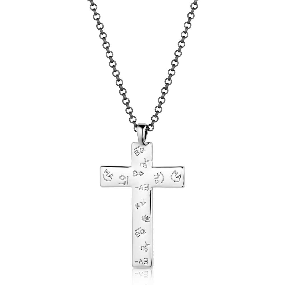 'Stability in Faith' Cross Necklace by Montana Silversmiths®